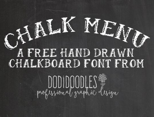 Chalkboard fonts for download